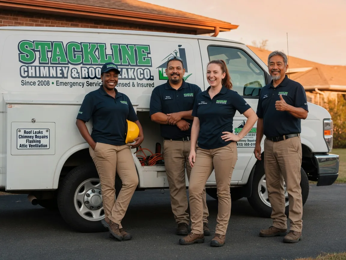 Chimney flashing repair company in Revere, MN